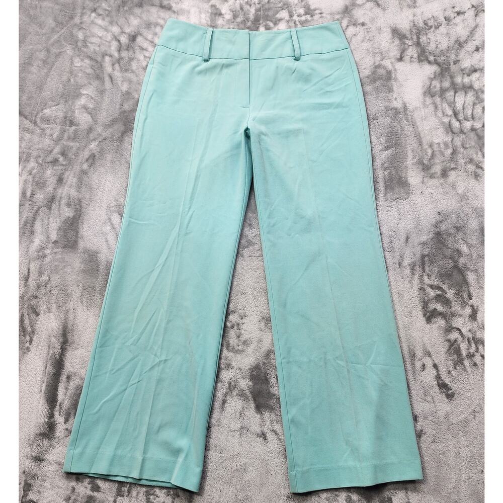 Vintage DFA New York Pants Womens‎ 12 Blue High Rise Wide Leg Stretch Office